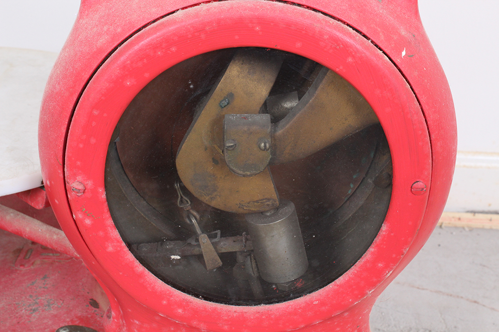 Antique Red Cast Iron Stimpson Computing Scale Co. Scale