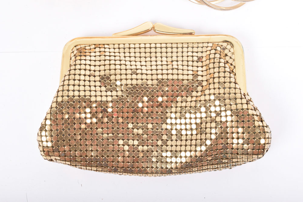 Whiting and Davis Bag and Vintage Jewelry