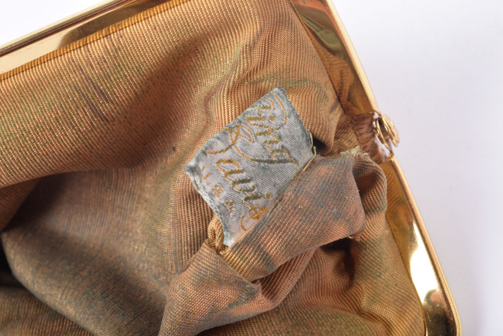 Whiting and Davis Bag and Vintage Jewelry