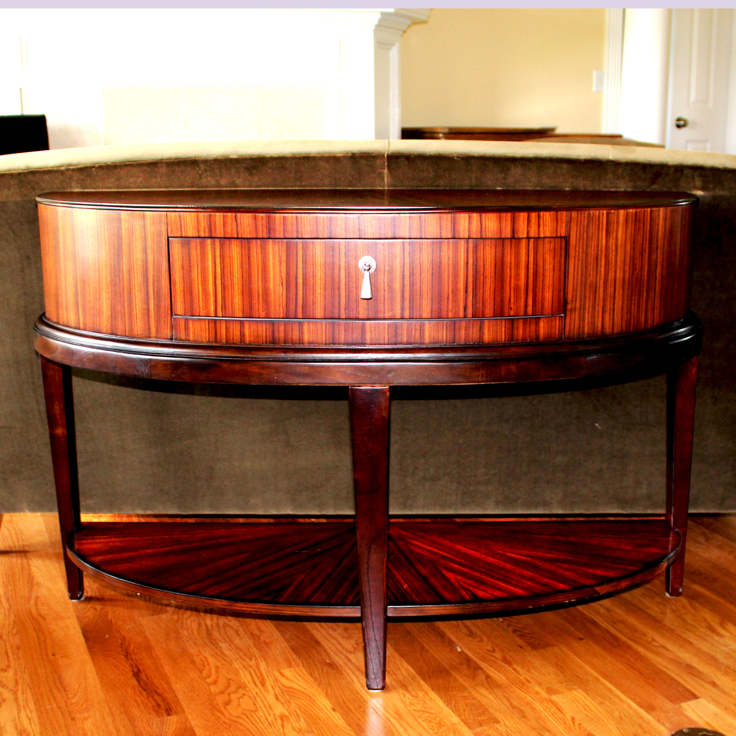 Schnadig "Tribeca" Demilune Sofa Table