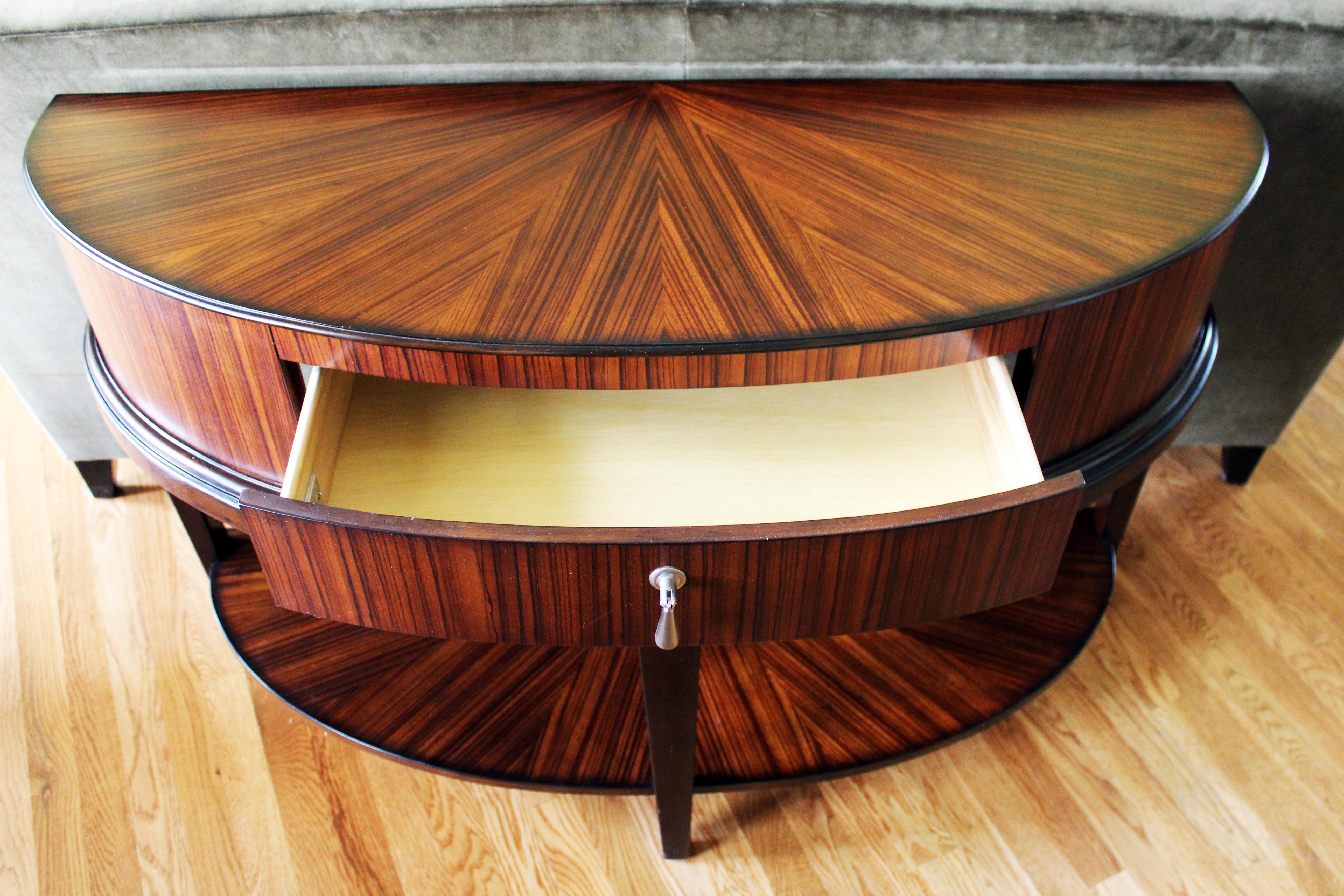 Schnadig "Tribeca" Demilune Sofa Table