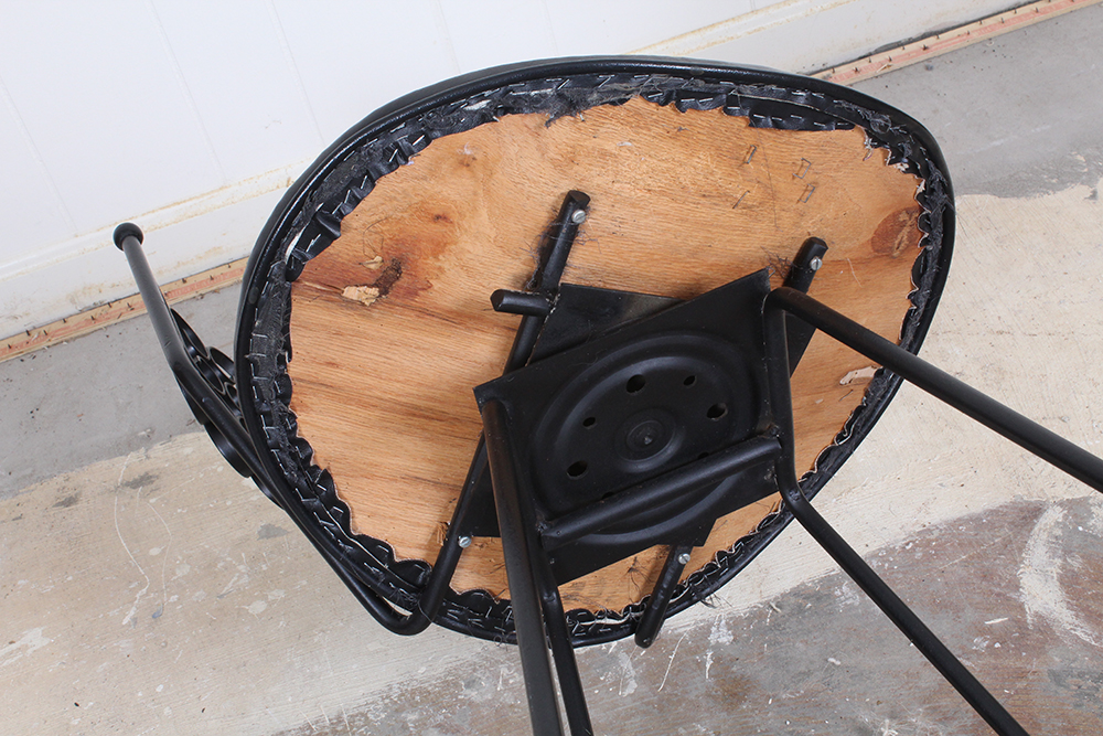 Pair of Wrought Iron Bar Chairs