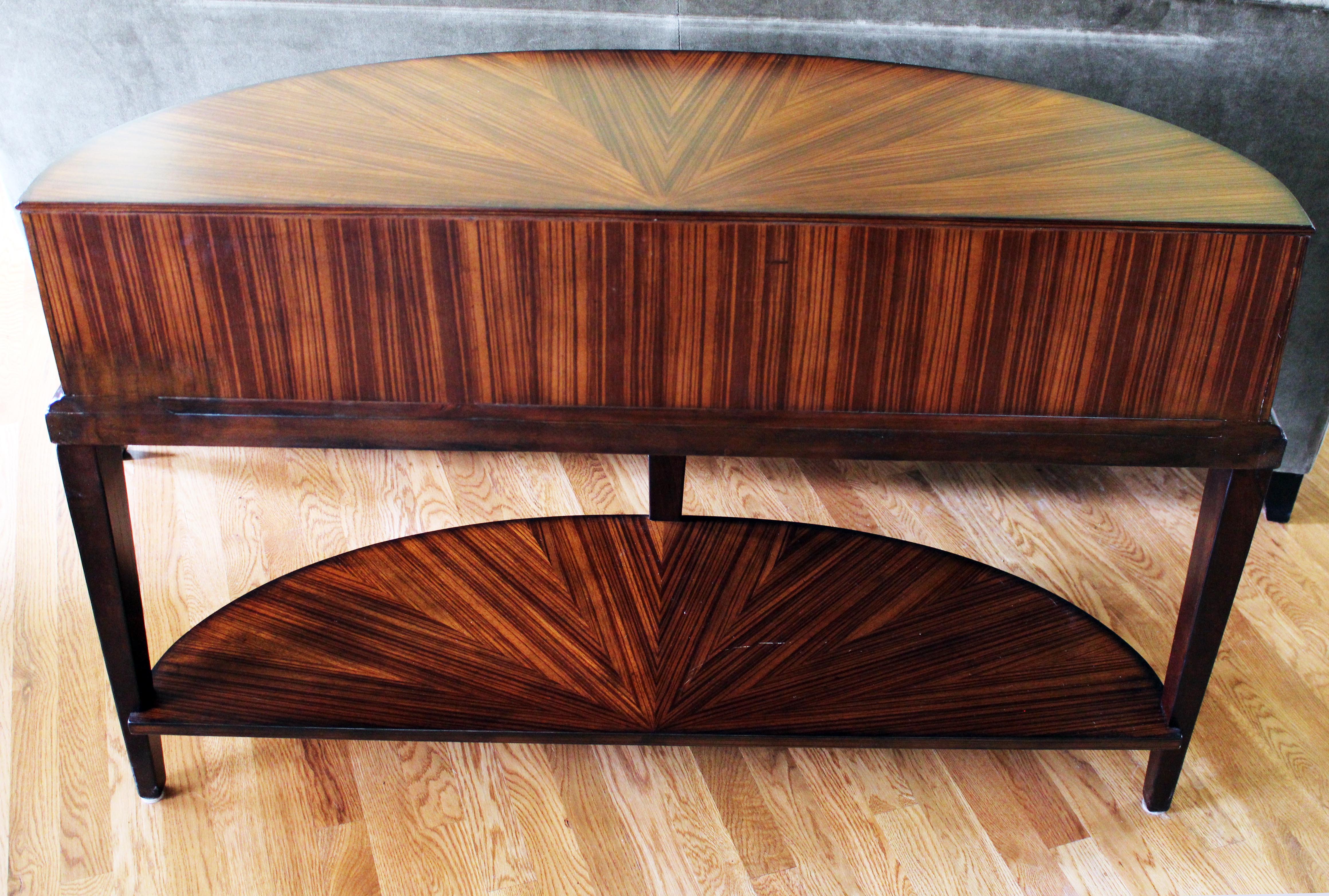 Schnadig "Tribeca" Demilune Sofa Table