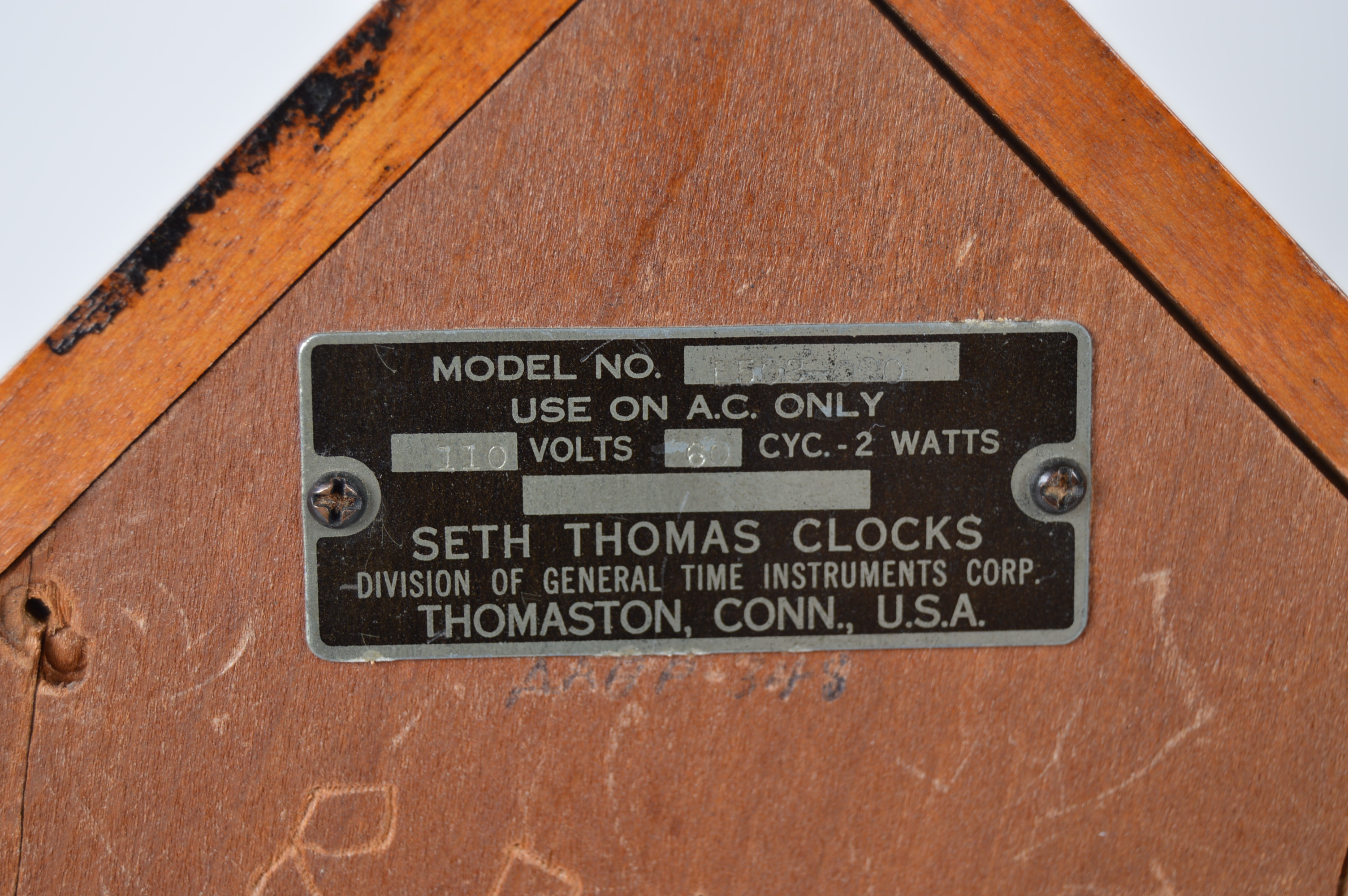 Seth Thomas Cathedral Clock
