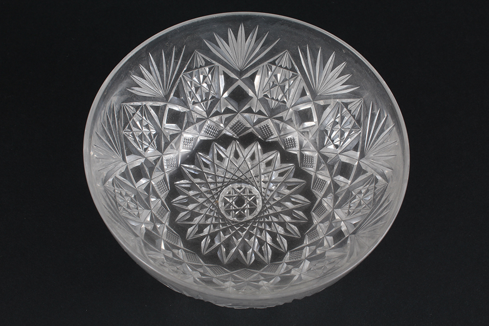 Cut Crystal Bowl Set