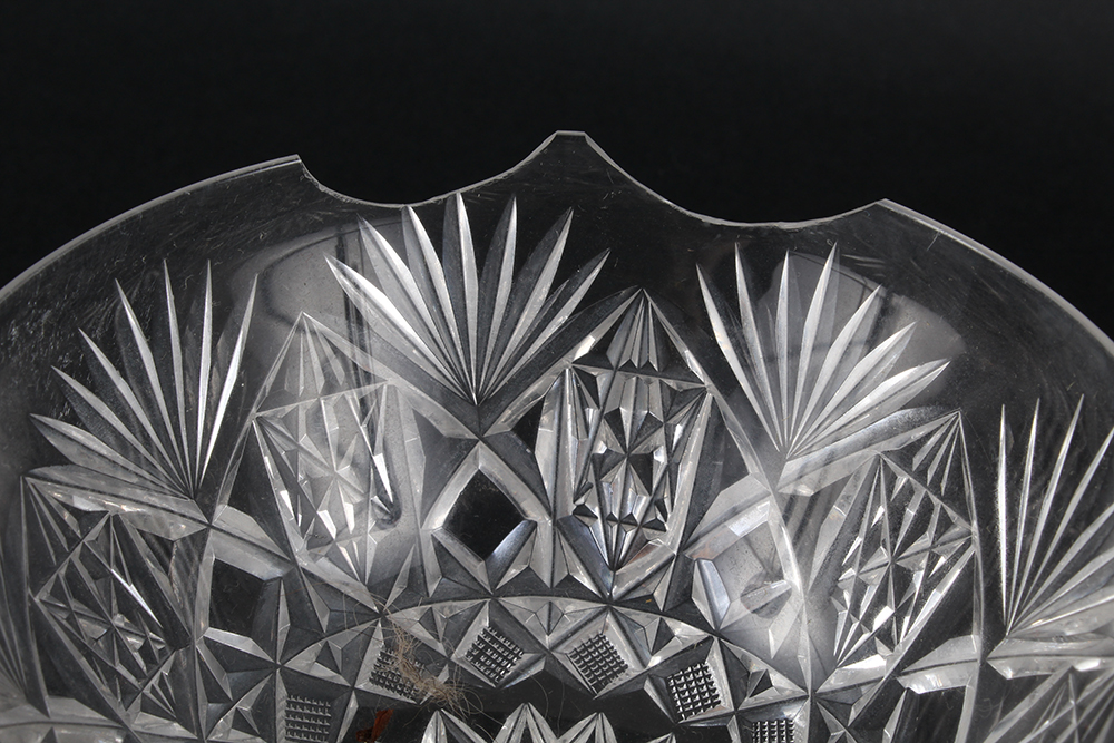 Cut Crystal Bowl Set