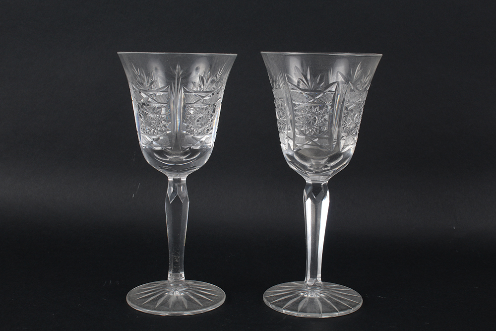 Selection of Cut Glass Drinkware
