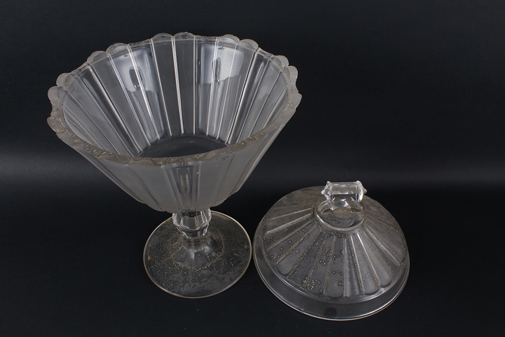 Assortment of Early 20th Century Pressed Glass Dishes