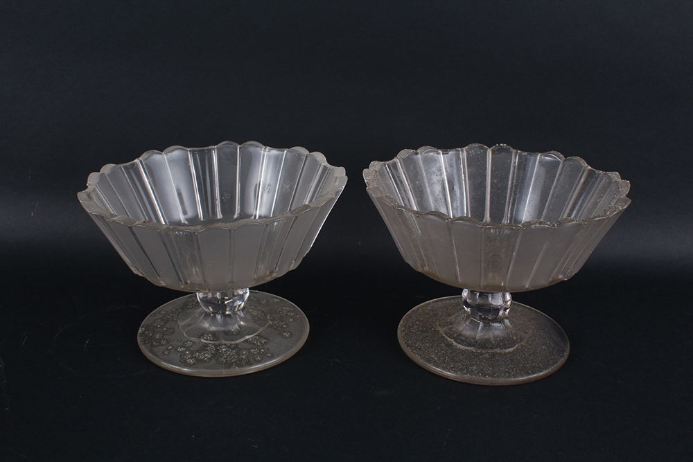 Assortment of Early 20th Century Pressed Glass Dishes