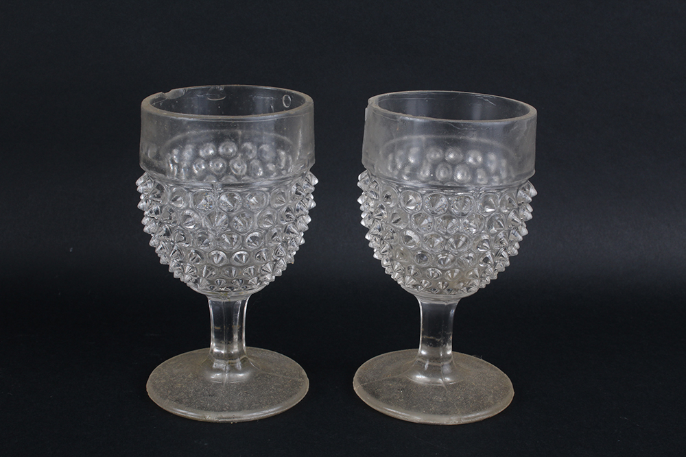 Clear Hobnail Glassware