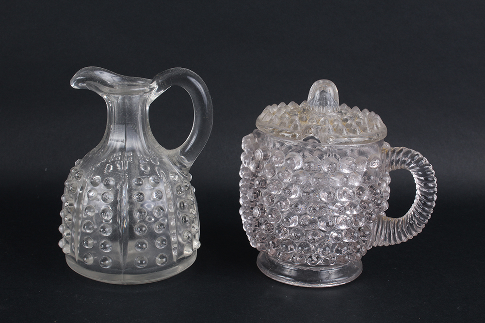 Clear Hobnail Glassware