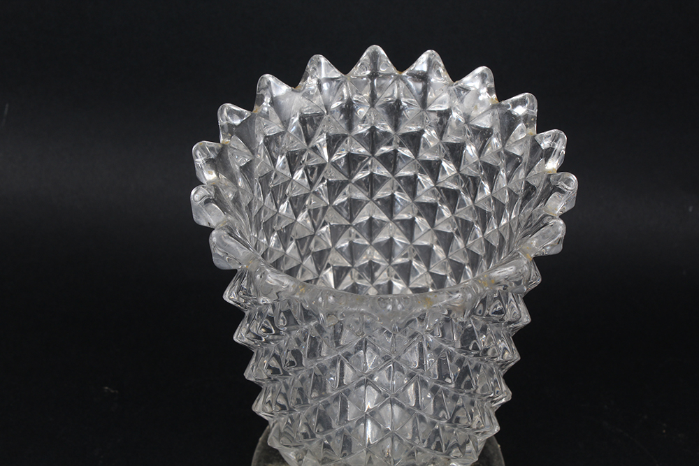 Early 20th Century Cut Crystal Pedestal Dishes