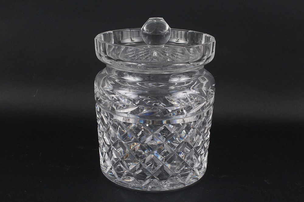 Cut Glass Lidded Jars