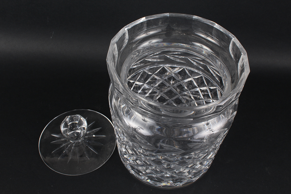 Cut Glass Lidded Jars