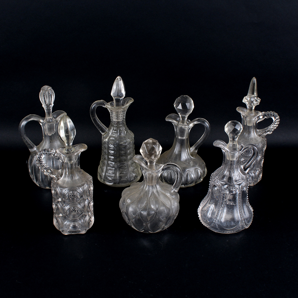 Vintage Clear Glass Decanters