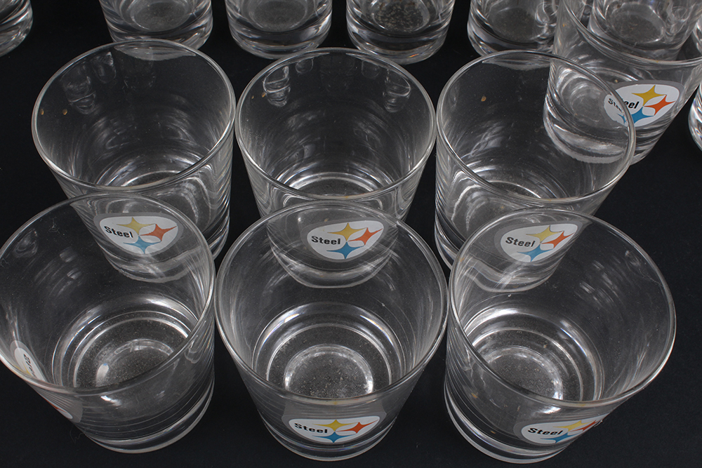 Vintage Glassware Boasting the U.S. Steel Steelmark