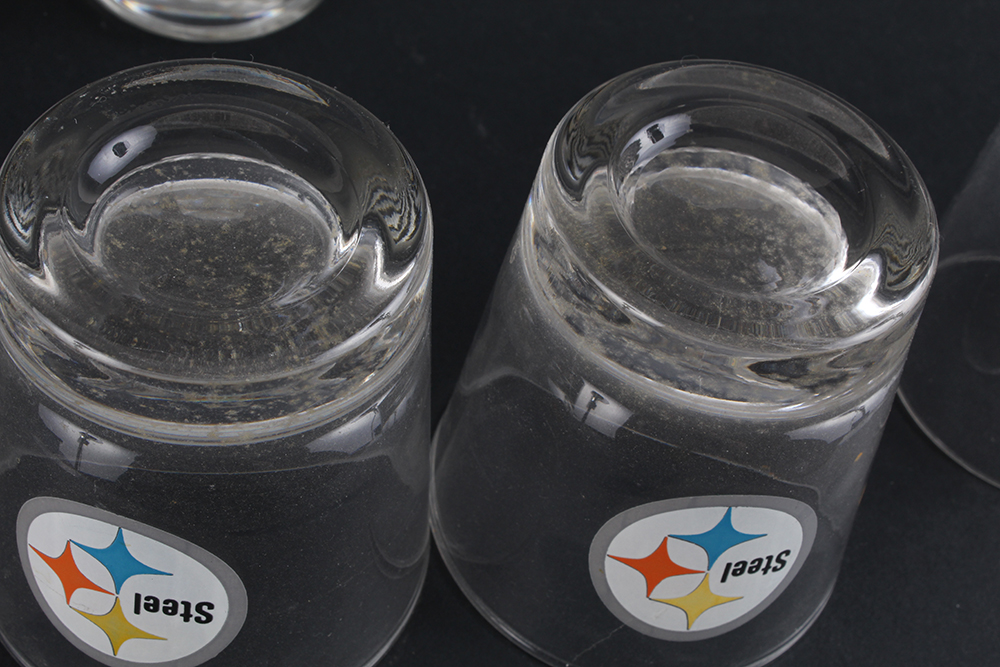 Vintage Glassware Boasting the U.S. Steel Steelmark