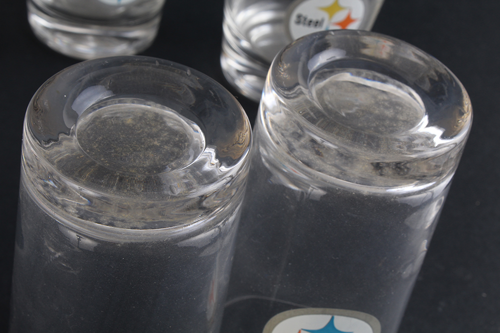 Vintage Glassware Boasting the U.S. Steel Steelmark