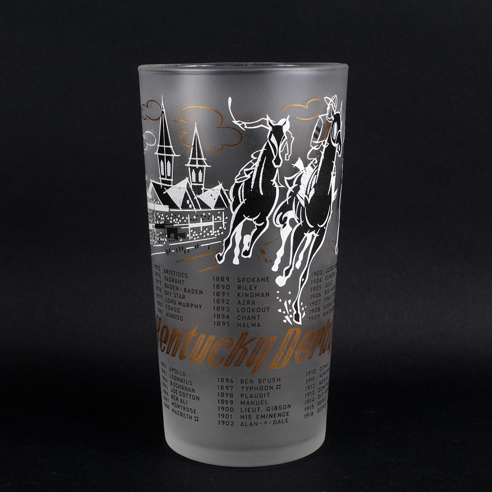 Official Kentucky Derby Glass from 1960