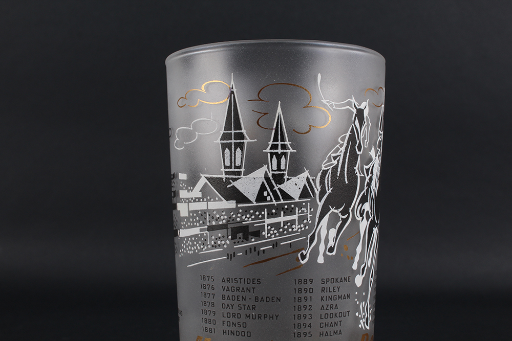 Official Kentucky Derby Glass from 1960