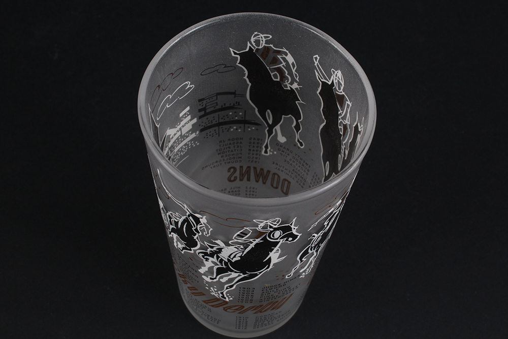 Official Kentucky Derby Glass from 1960