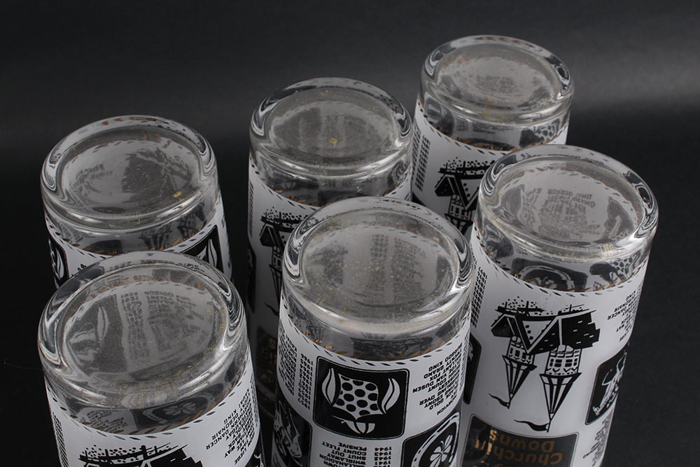 Official Kentucky Derby Glasses from 1967