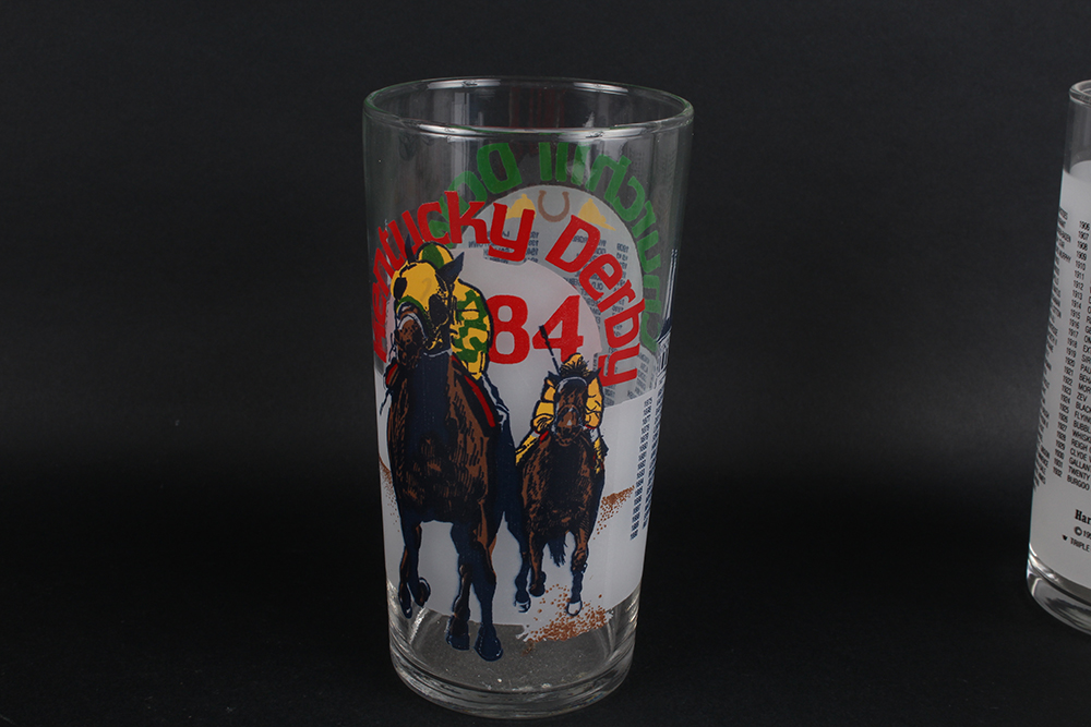 Official Kentucky Derby Glasses from the 1980's and 90's