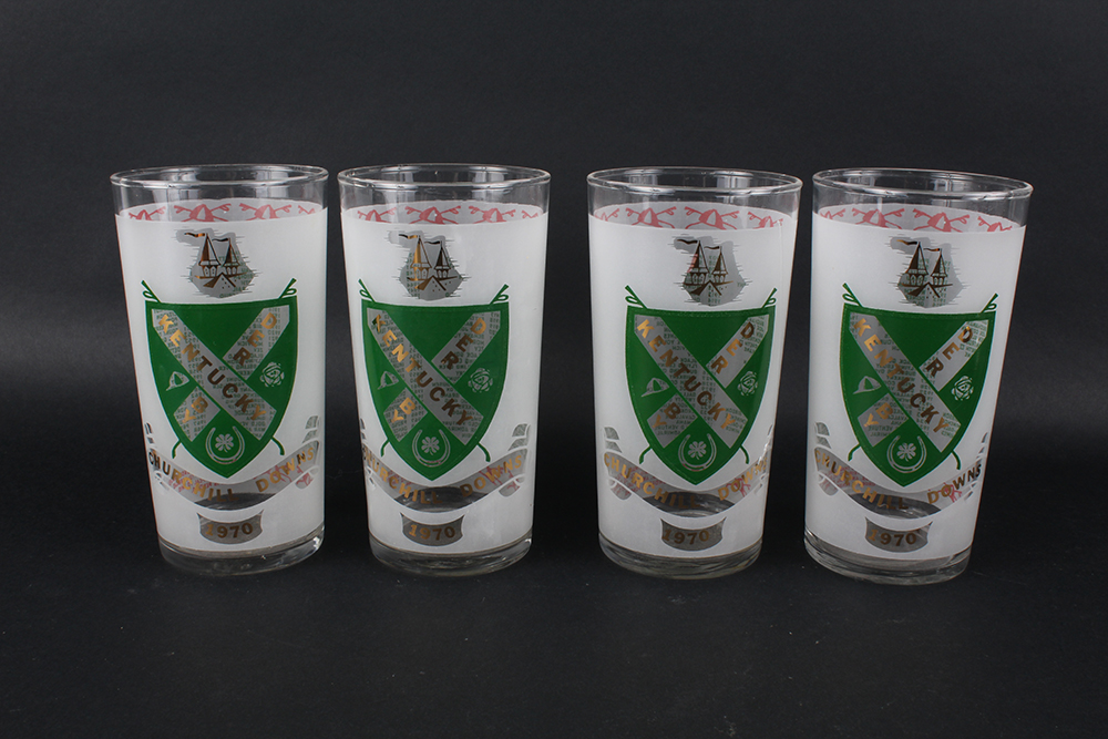 Official Kentucky Derby Glasses from the 1970's