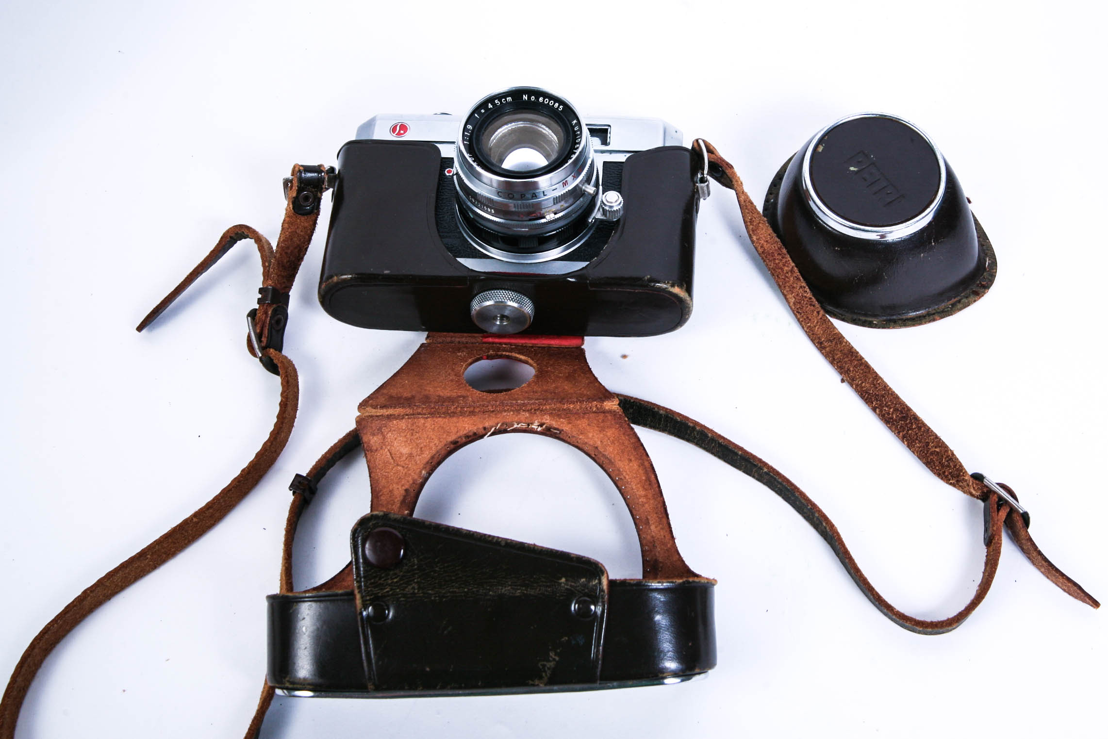 Vintage 1960s Petri Camera and Accessories