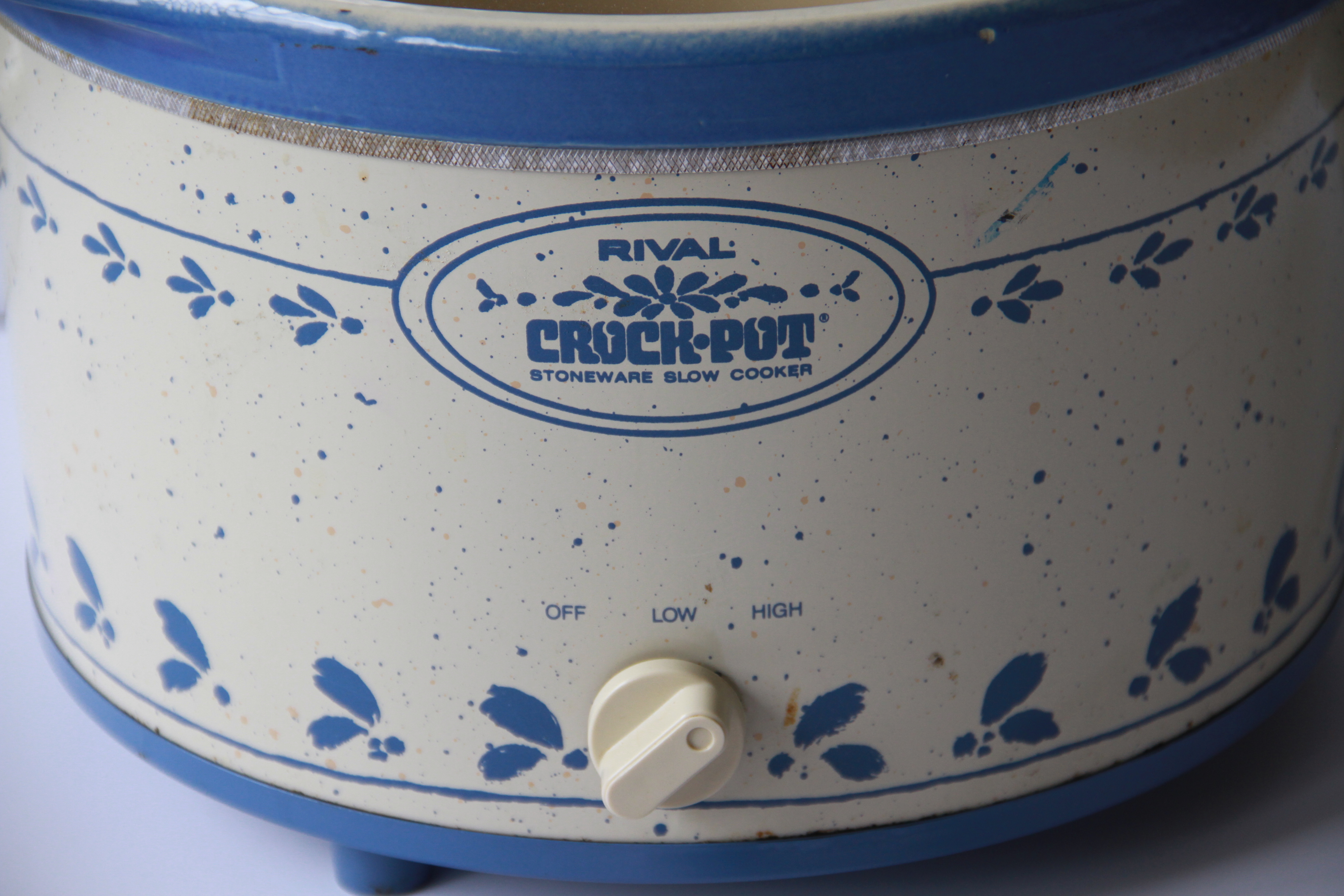 Vintage Stoneware Crock Pot