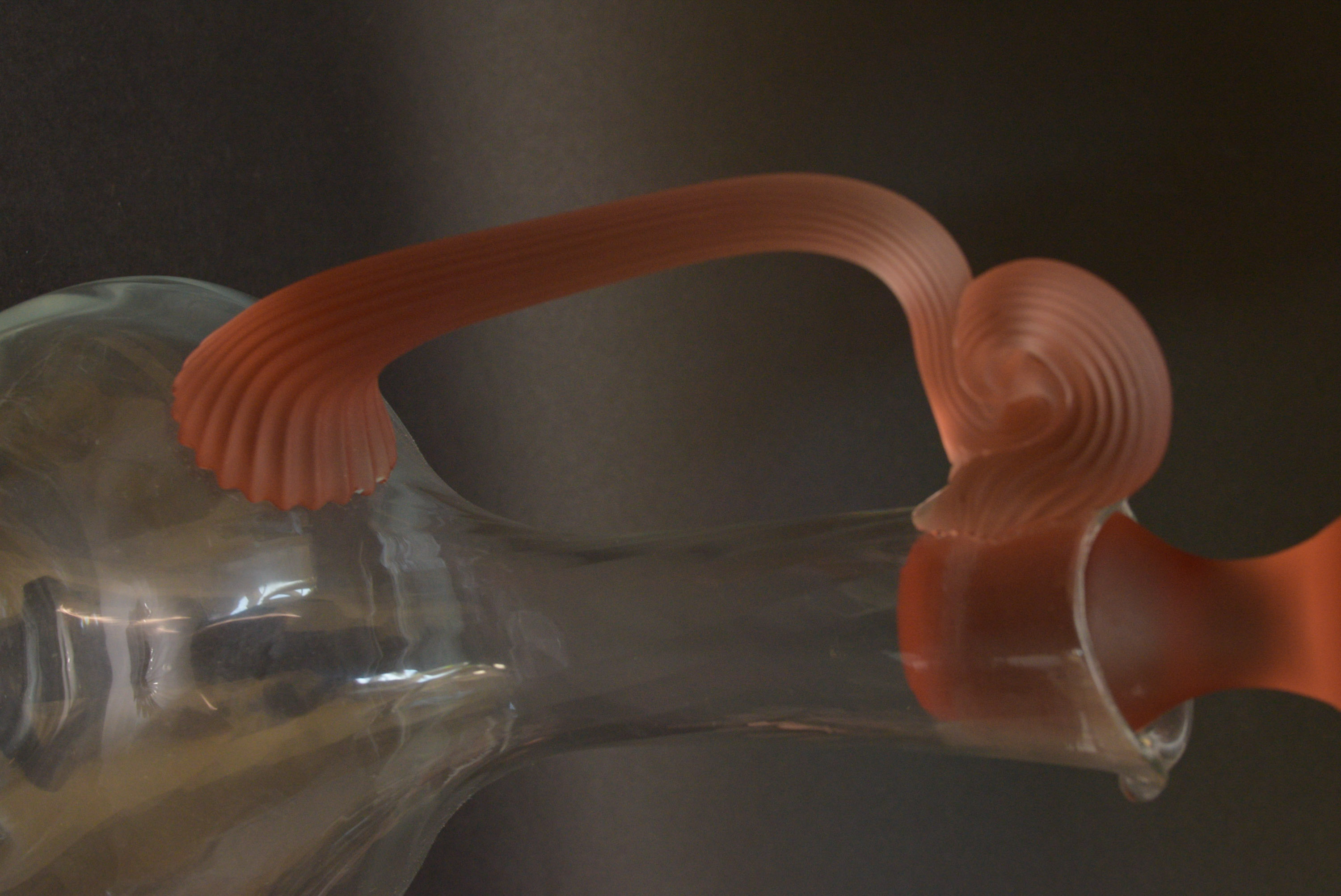 Vintage Italian Glass Decanter and Stems