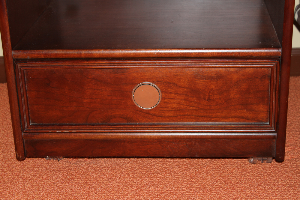 Young America by Stanley Platform Full Bed and Night Stand