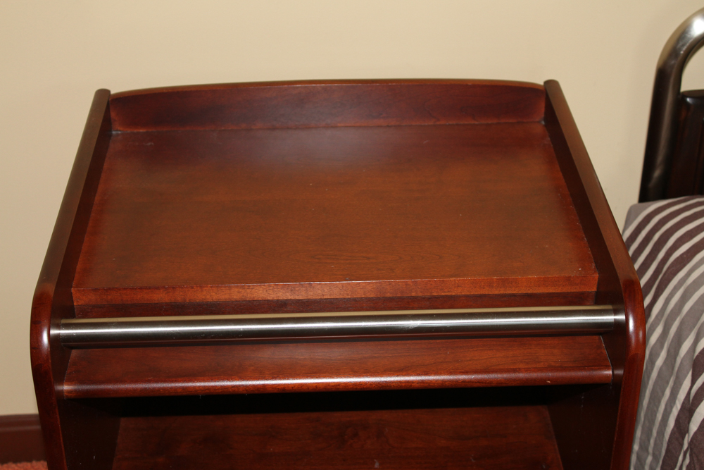 Young America by Stanley Platform Full Bed and Night Stand