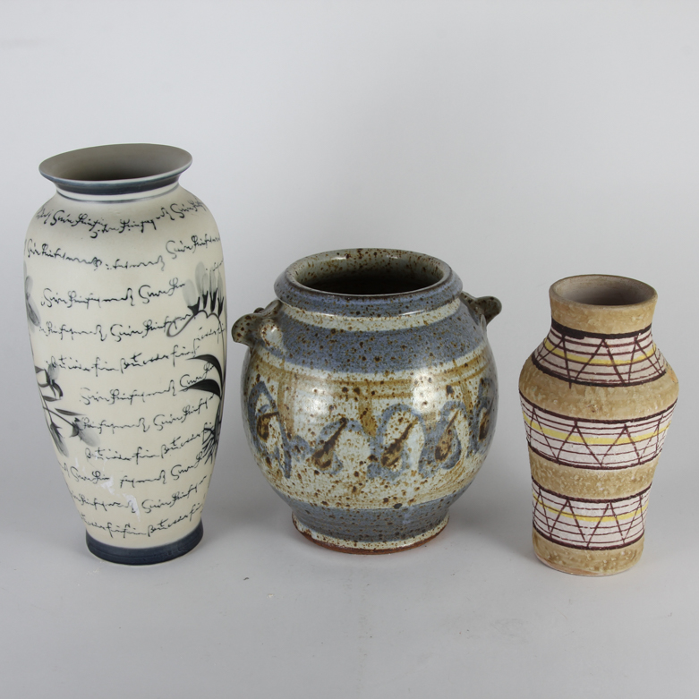 Trio of Ceramic Vases