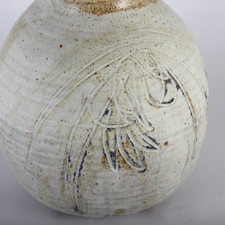 Signed Lidded Art Pottery Jar