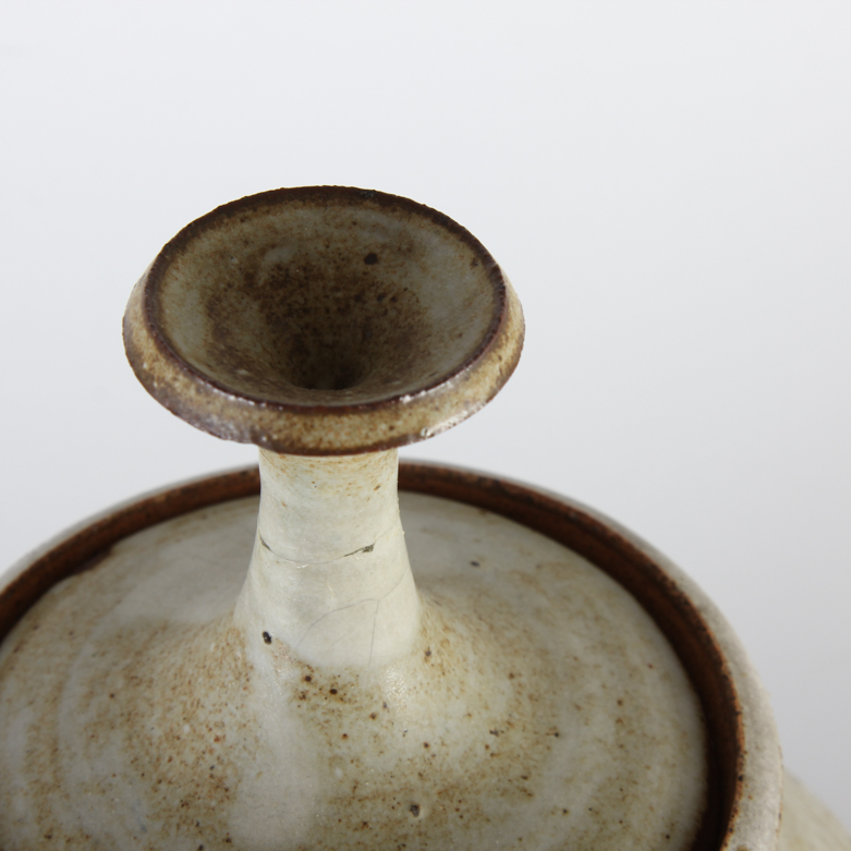 Signed Lidded Art Pottery Jar