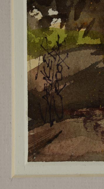 Spencer Crooks Original Watercolor Landscape