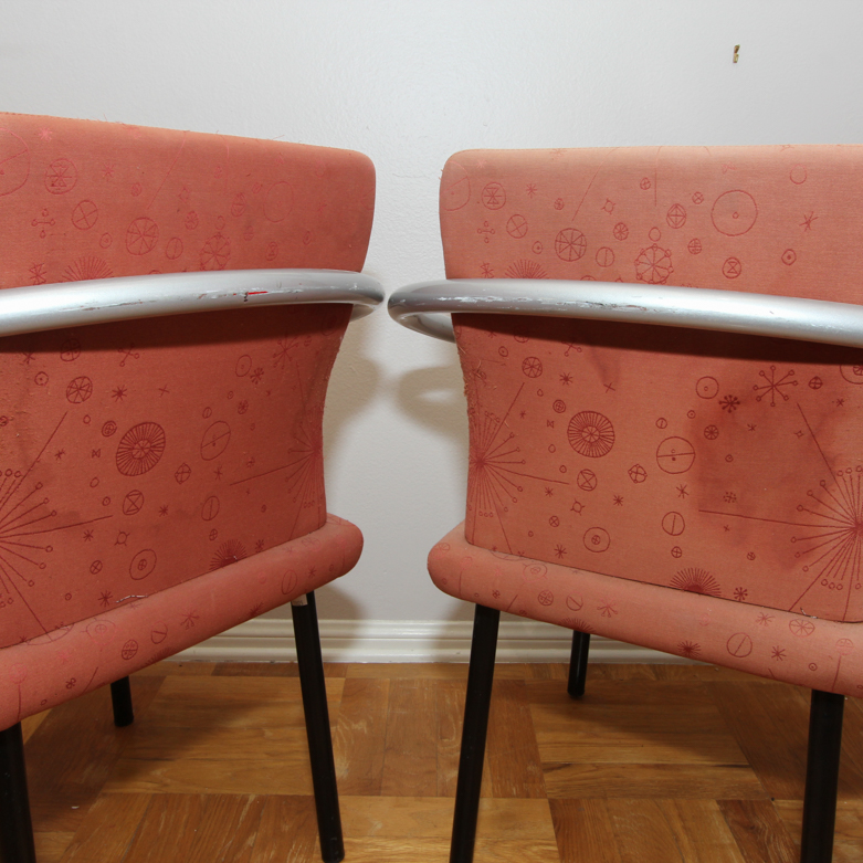 Pair of Ettore Sottsass for Knoll Armchairs