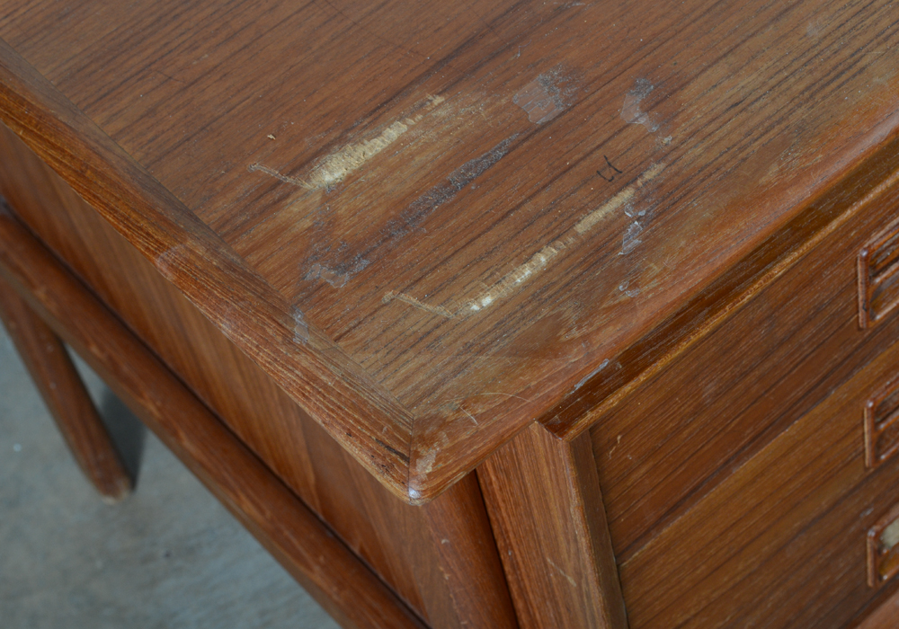 Mid-Century Wooden Office Desk