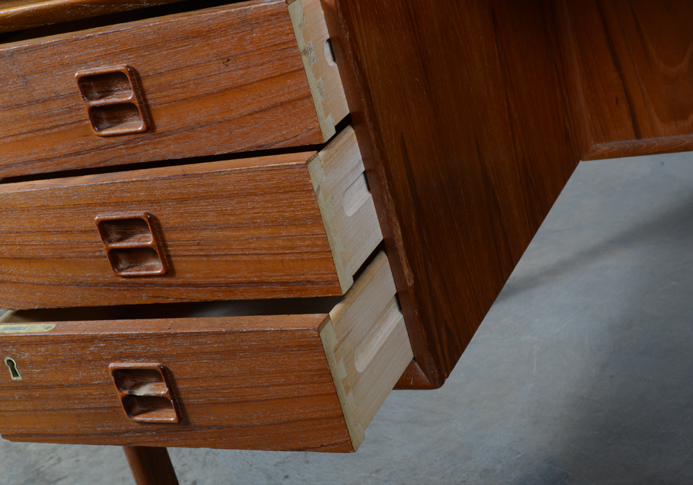 Mid-Century Wooden Office Desk