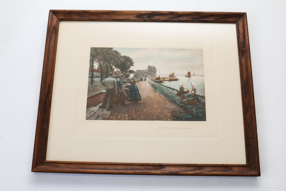 Dutch Print Set in Matching Frames