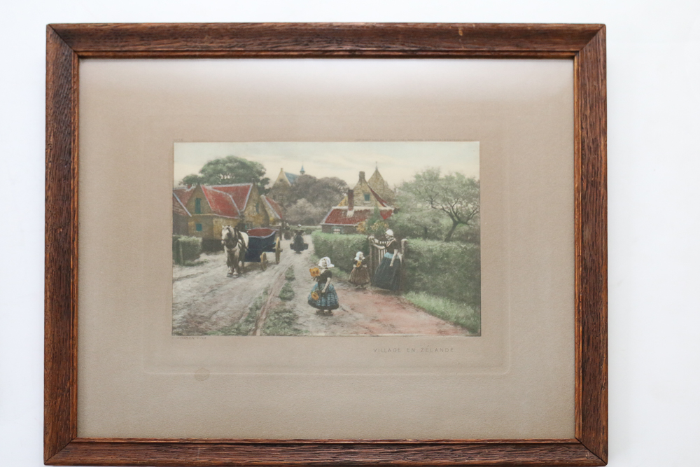 Dutch Print Set in Matching Frames