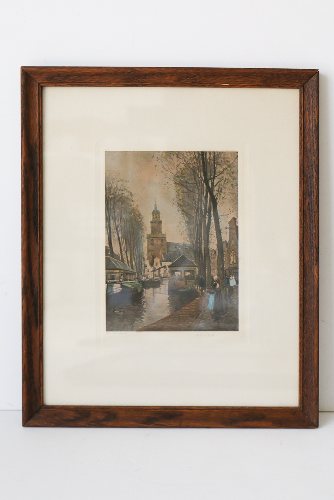 Dutch Print Set in Matching Frames