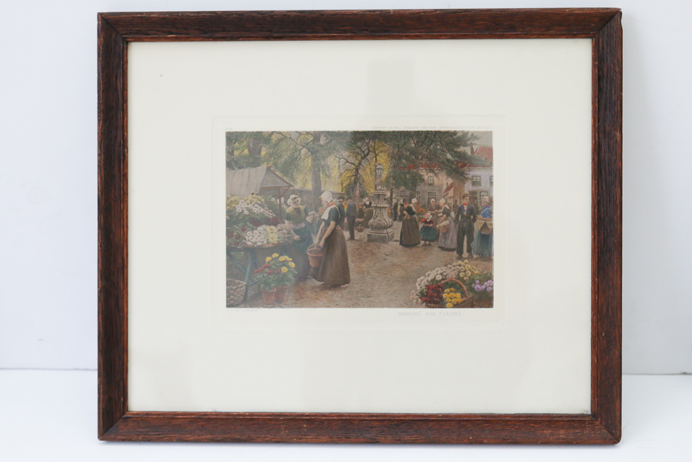 Dutch Print Set in Matching Frames