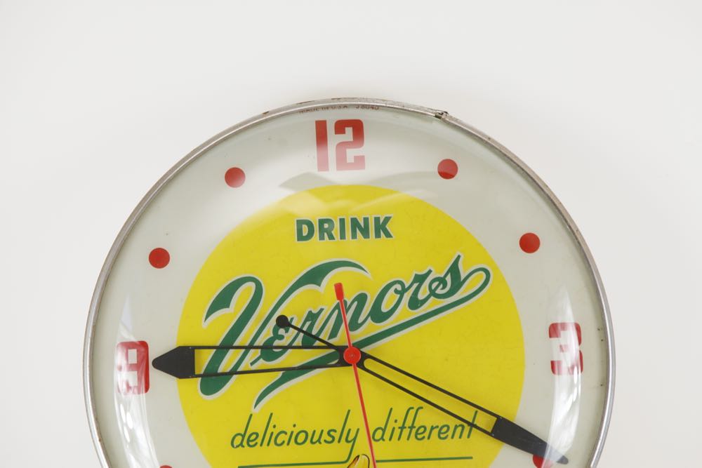 Vintage "Drink Vernors" Advertising Clock