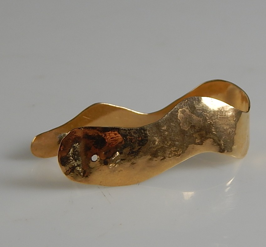 14K Yellow Gold Single Earring