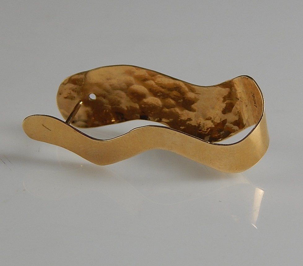 14K Yellow Gold Single Earring