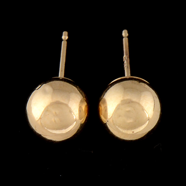 14K Yellow Gold Damaged Studs That Can Be Used For Scrap