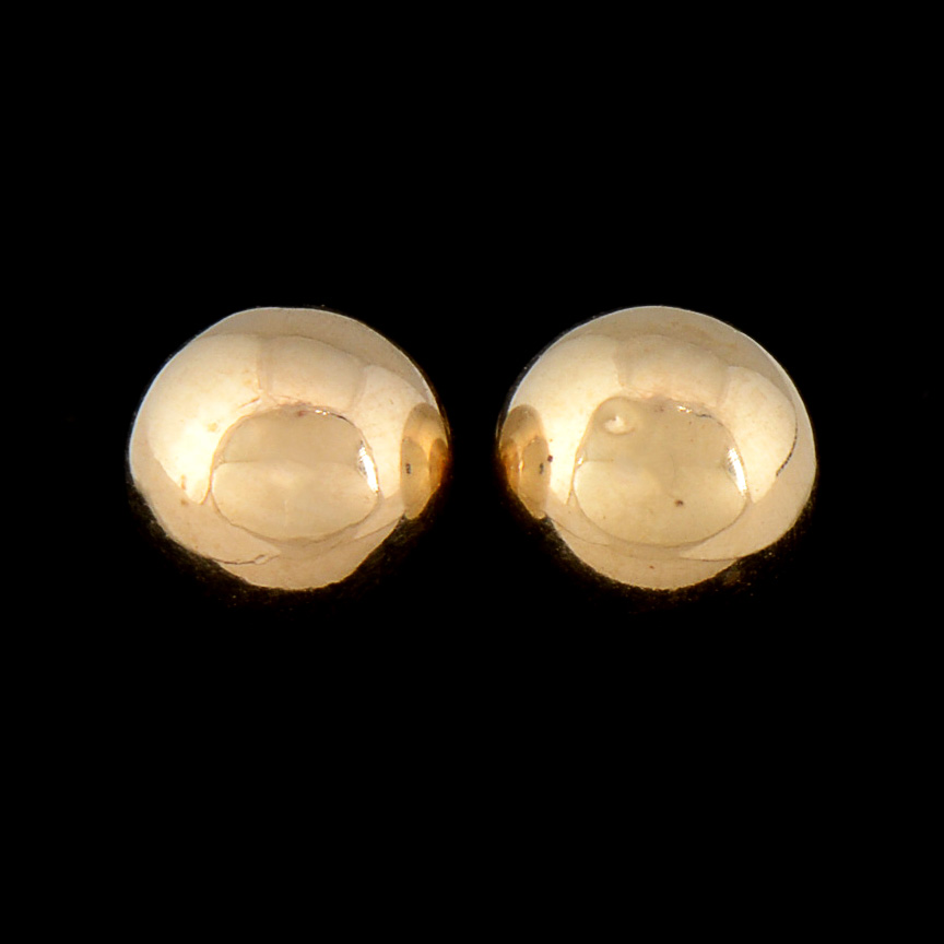 14K Yellow Gold Damaged Studs That Can Be Used For Scrap