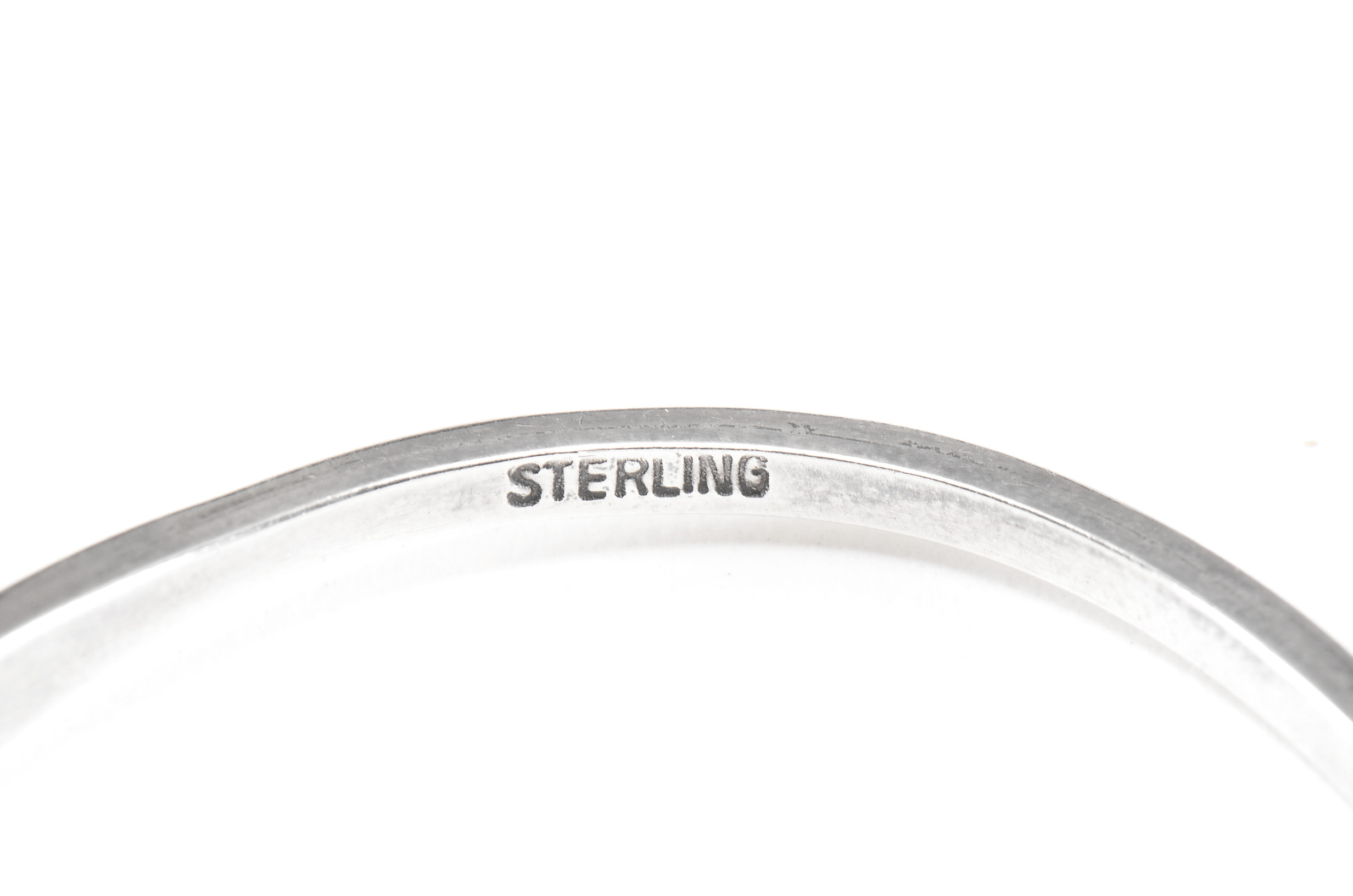 Southwstern Zuni Sterling Silver and Turquoise Inlaid Cuff